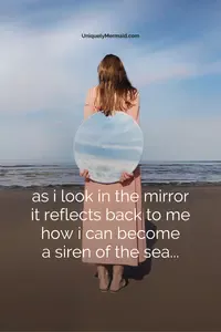 A whimsical mermaid transformation poem that releases your inner siren.