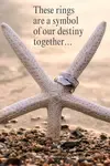 This poem about wedding rings captures the unspoken verse between two whose hearts are entwined, with a backdrop by the sea.