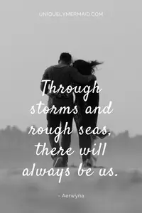 Remind yourself that challenges can be overcome together in this short rough seas love poem.