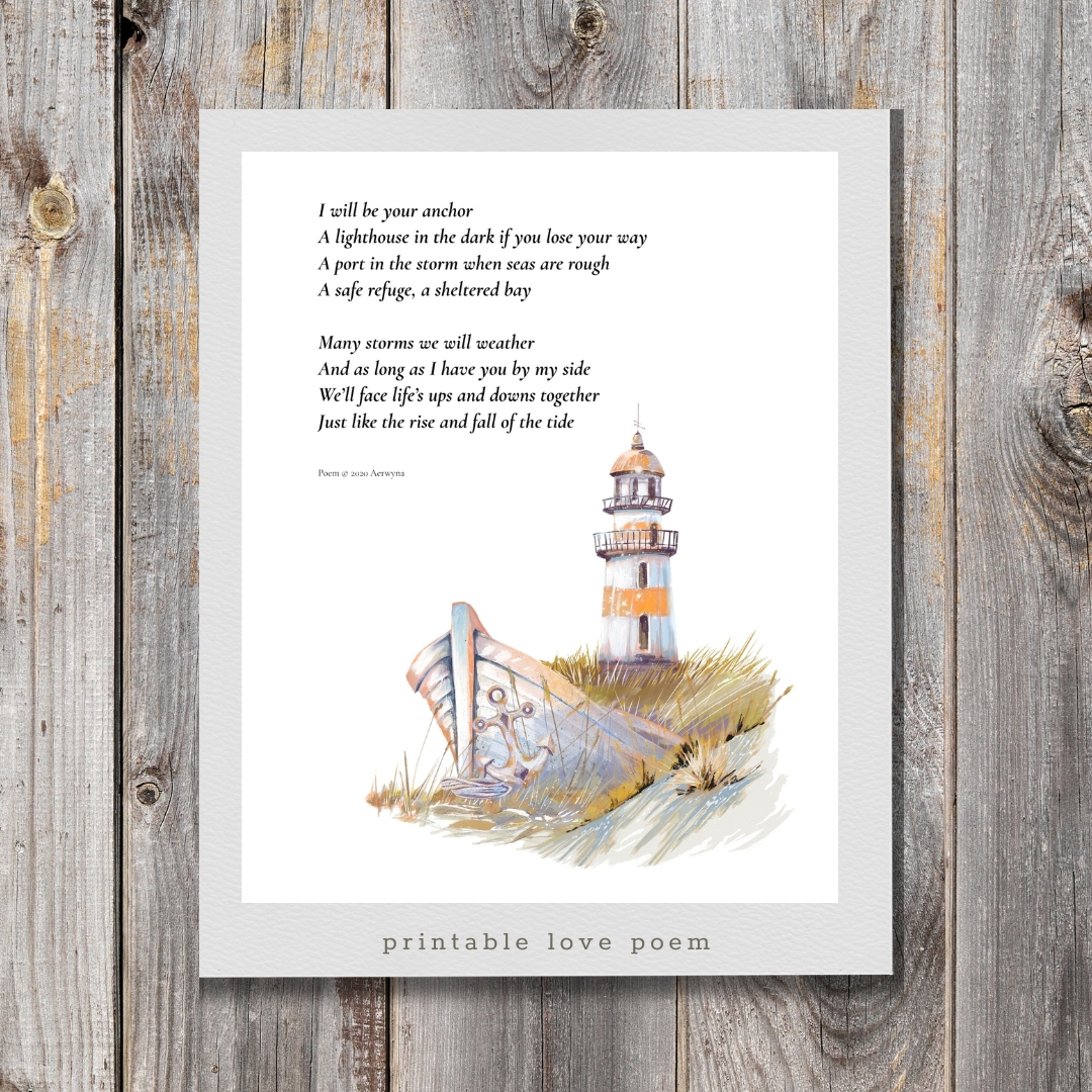 I Will Be Your Anchor - A Love Poem