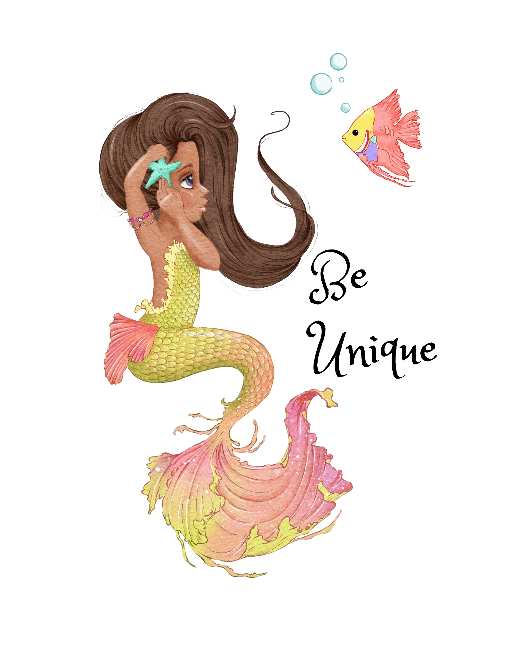 Cute Mermaid Posters