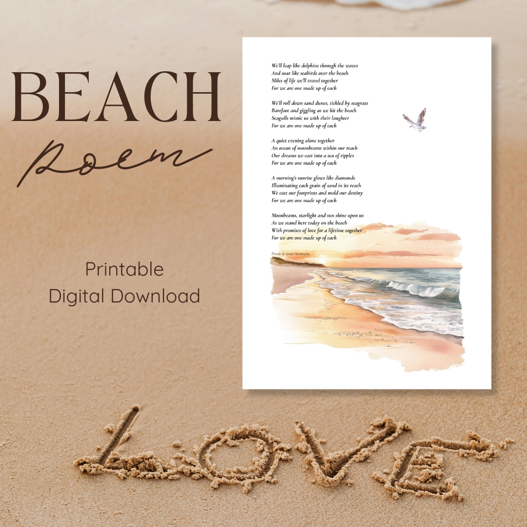 We'll Leap Like Dolphins Through The Waves - A Beach Love Poem