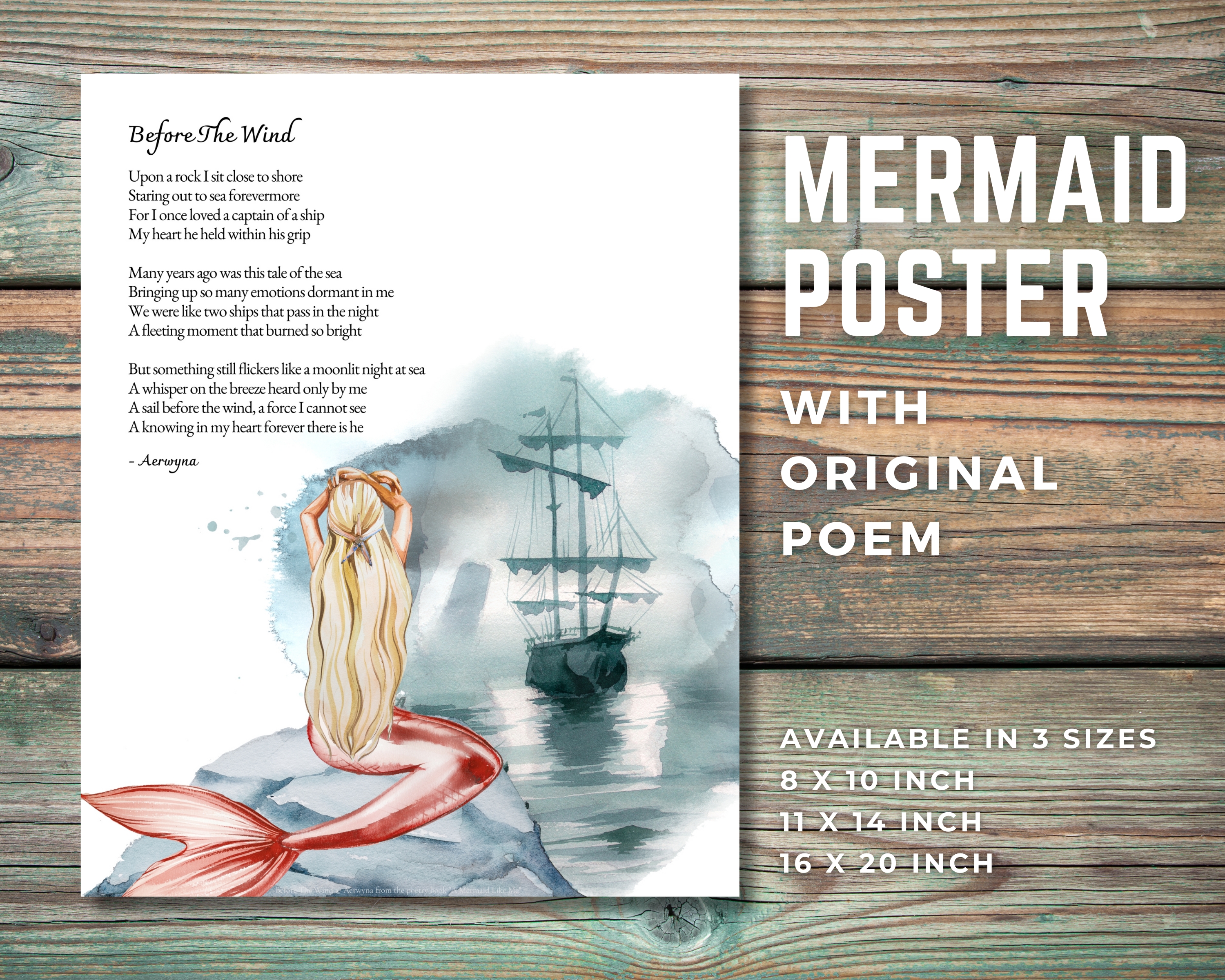 Click to Purchase (paid link) Before The Wind Poster