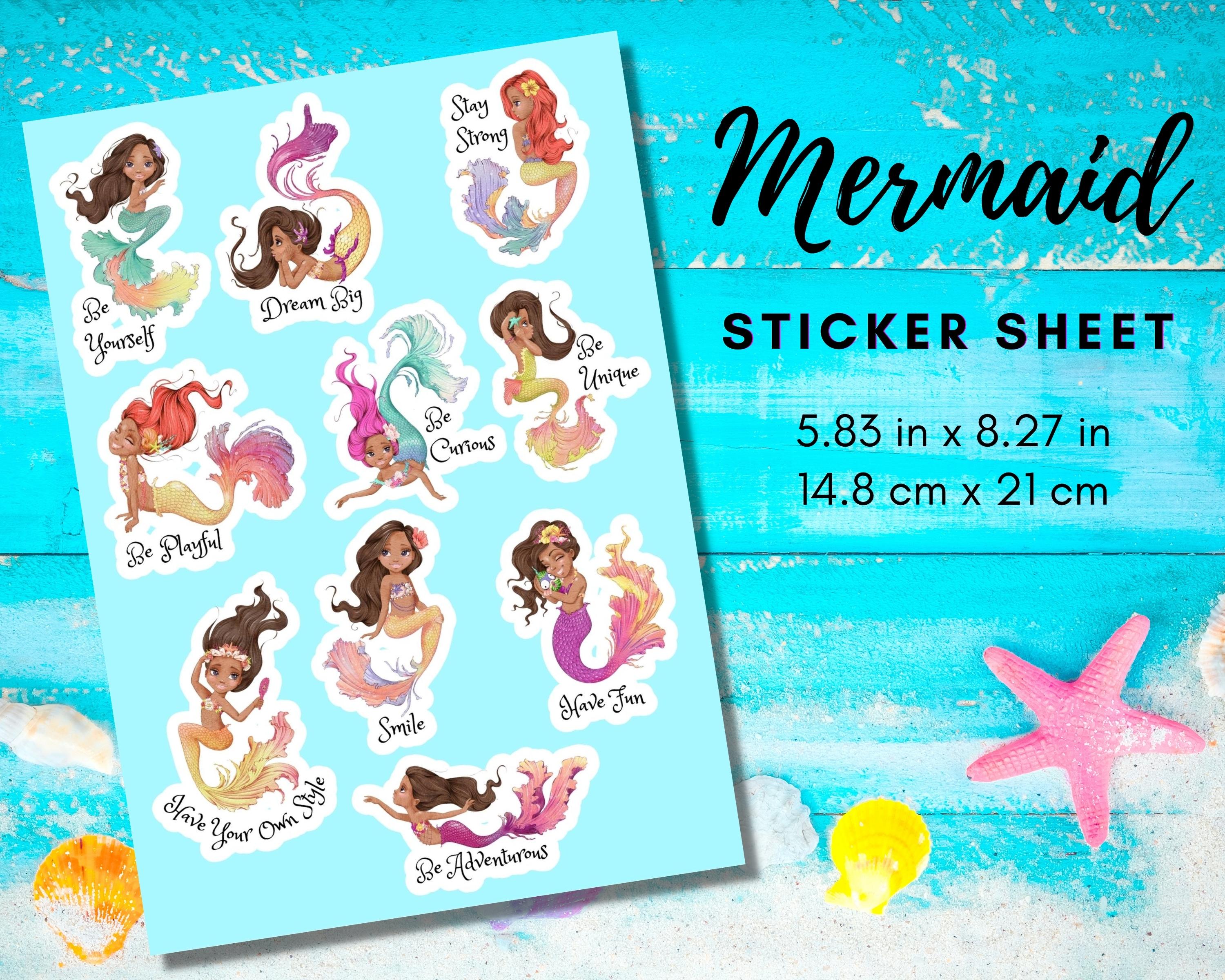 Adorable Mermaid Stickers