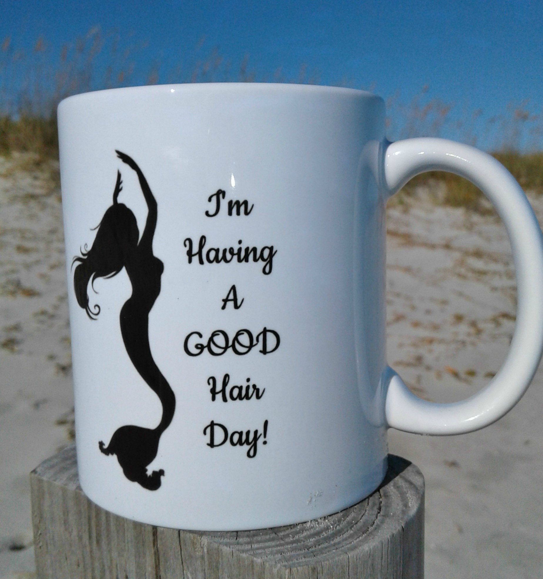 Good/Bad Hair Day Mermaid Mug