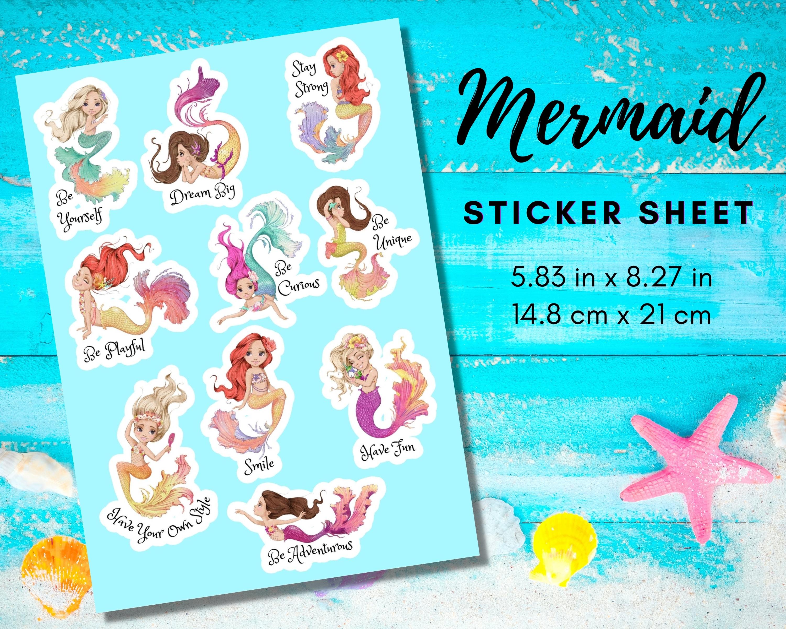 Adorable Mermaid Stickers