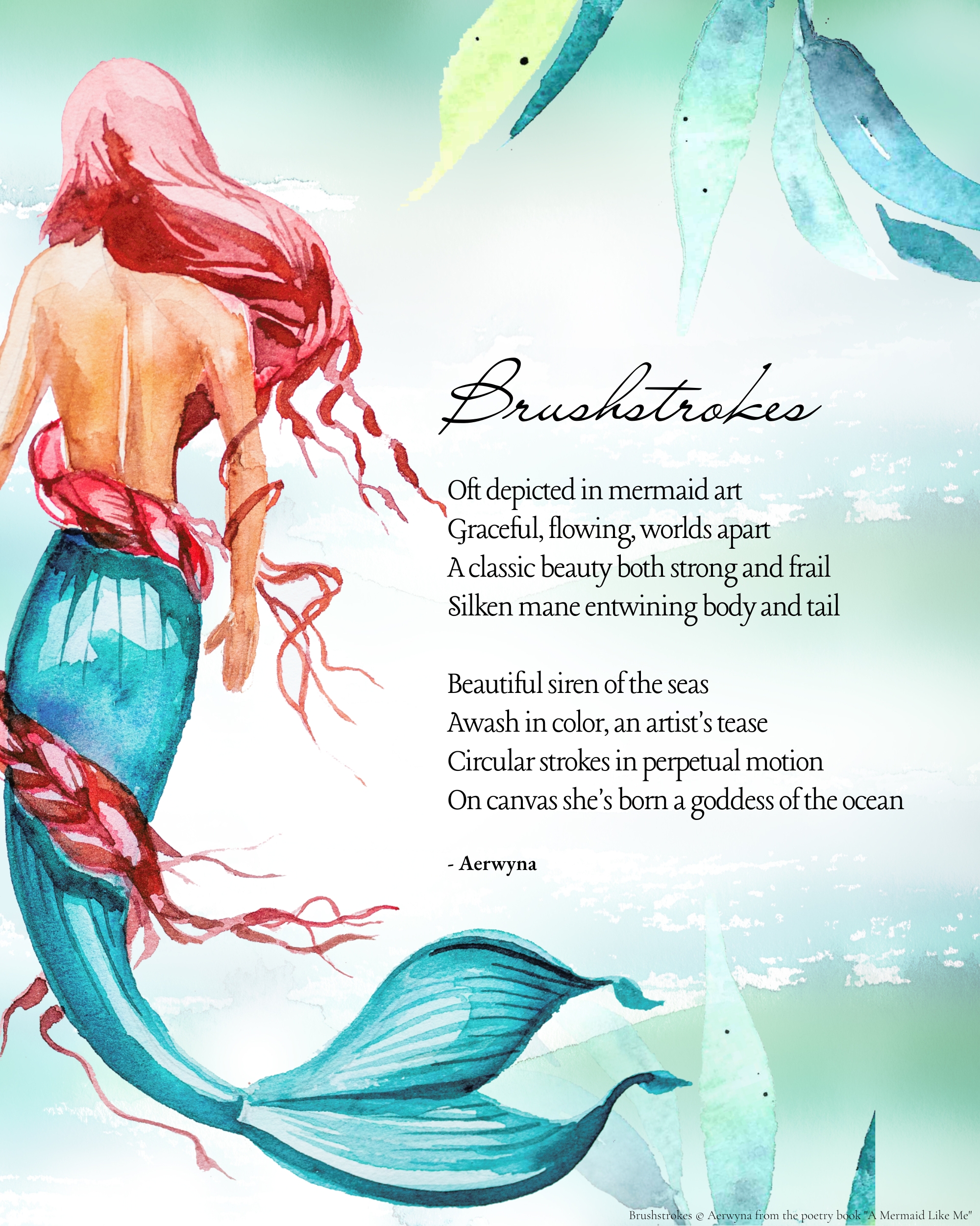 Brushstrokes Poetry Poster