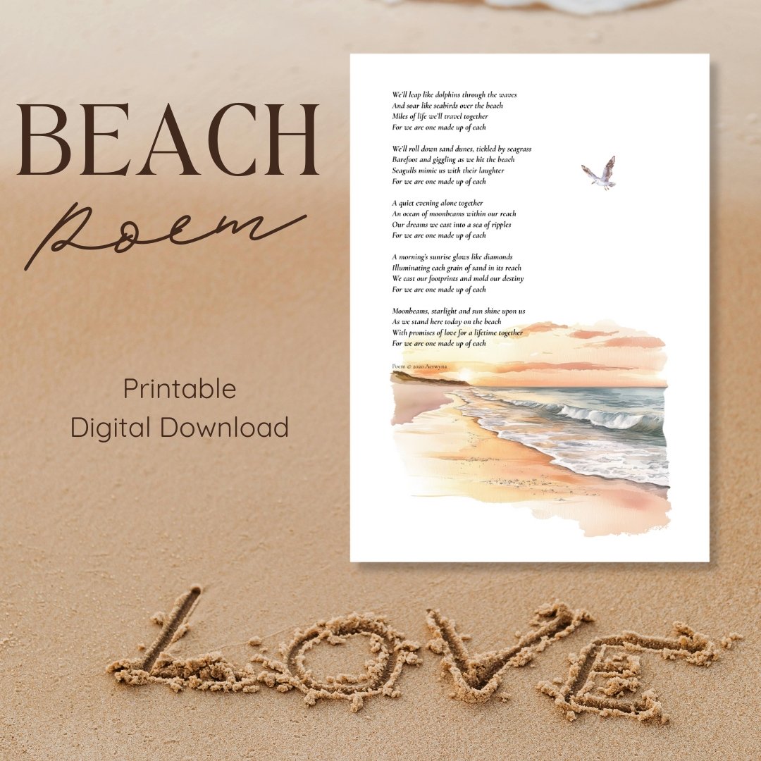 We'll Leap Like Dolphins Through The Waves - A Beach Love Poem
