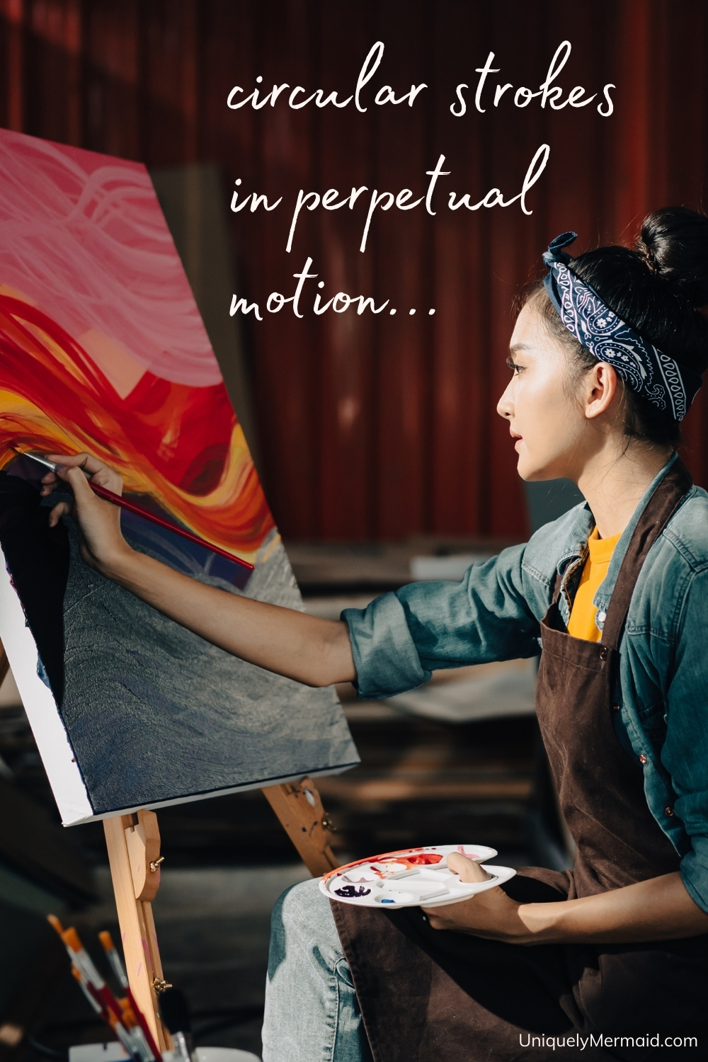 Poem About Painting A Mermaid Canvas