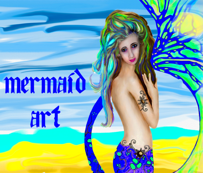 Mermaid art will renew every room in your home. Dive into these beautiful works of art.