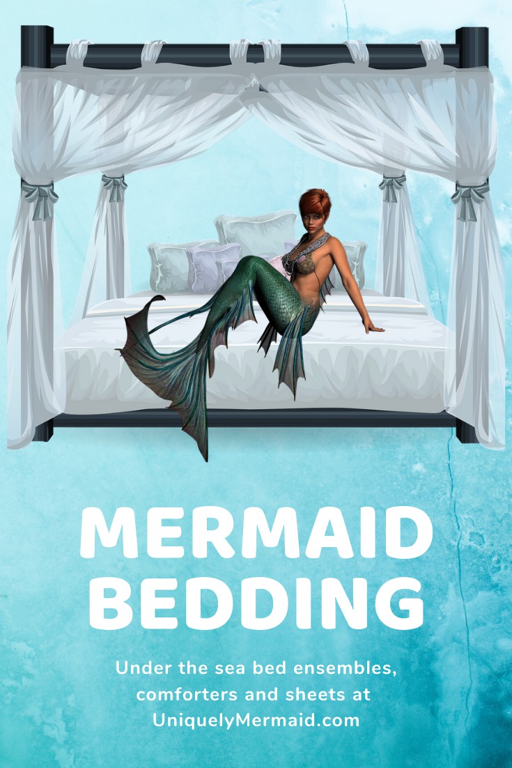 Your child and you will have sweet sea dreams with colorful mermaid bedding styles and designs.