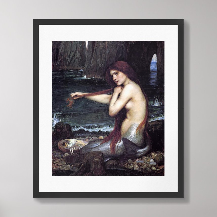 "A Mermaid" by John William Waterhouse