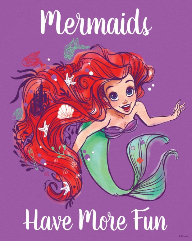 Ariel "Mermaids Have More Fun" Poster